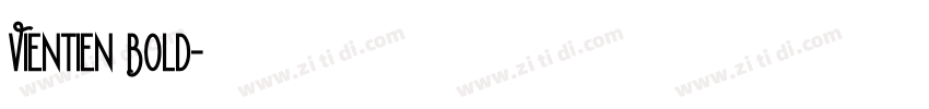 Vientien Bold字体转换